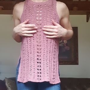American Eagle Crochet Top
